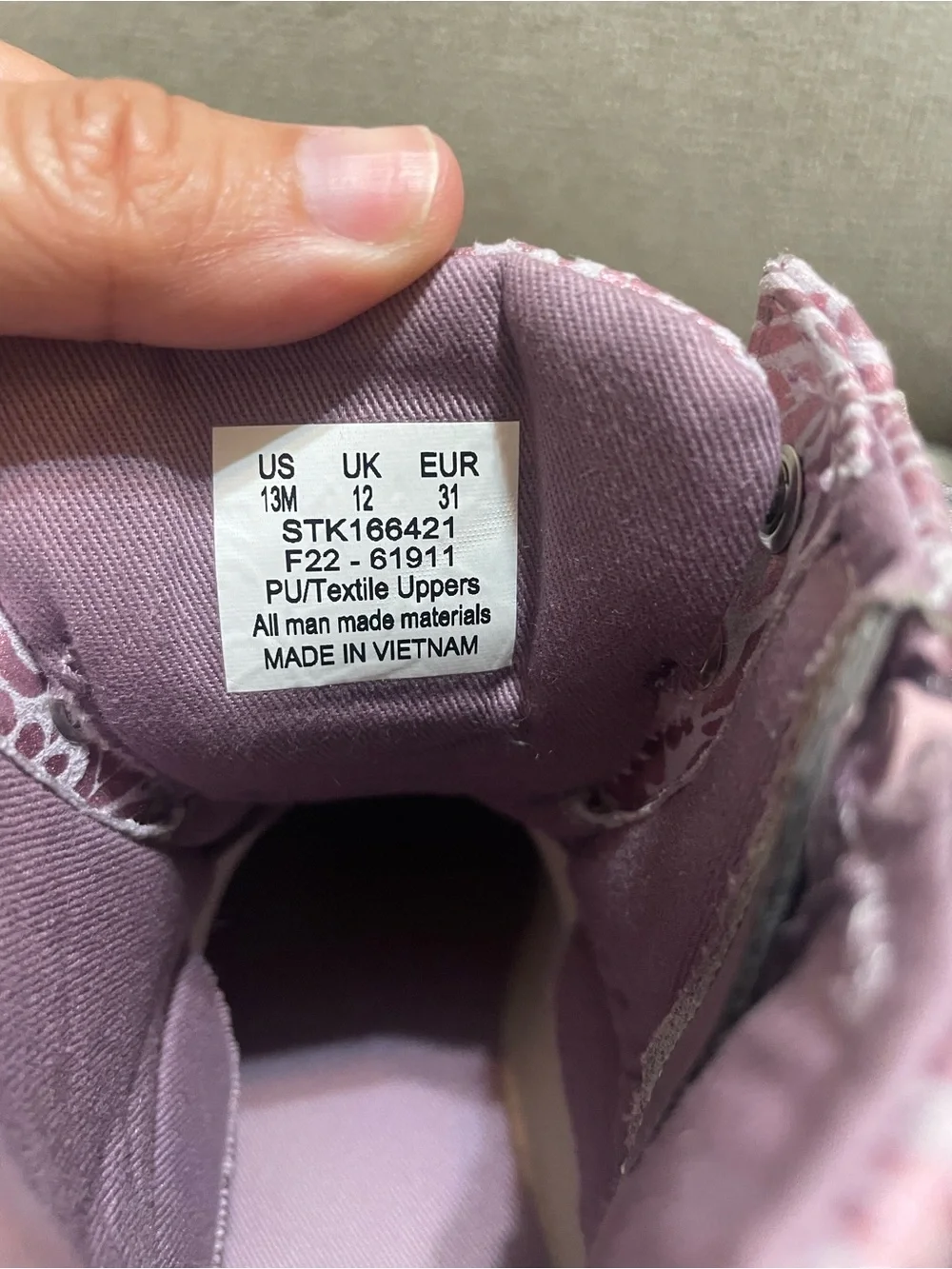 Sperry Kids' Lavender Waterproof Duck Boots